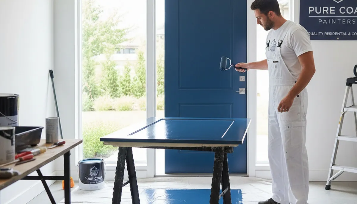 Professional door painting by expert house painters in Chico, CA with durable, weather-resistant finish