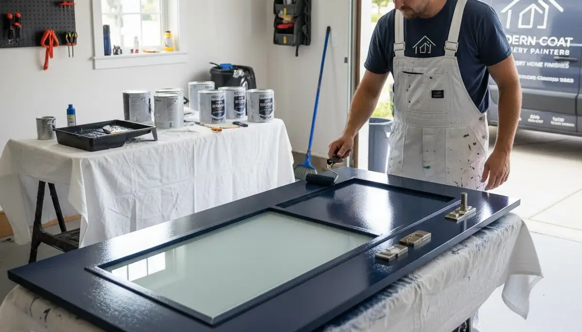 Professional door painting service by house painters in Chico, CA with durable, weather-resistant finish