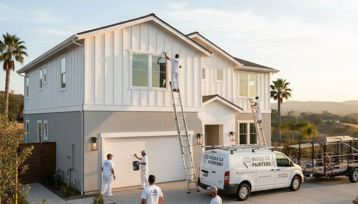 Professional house painters in Chico CA providing expert residential exterior painting services
