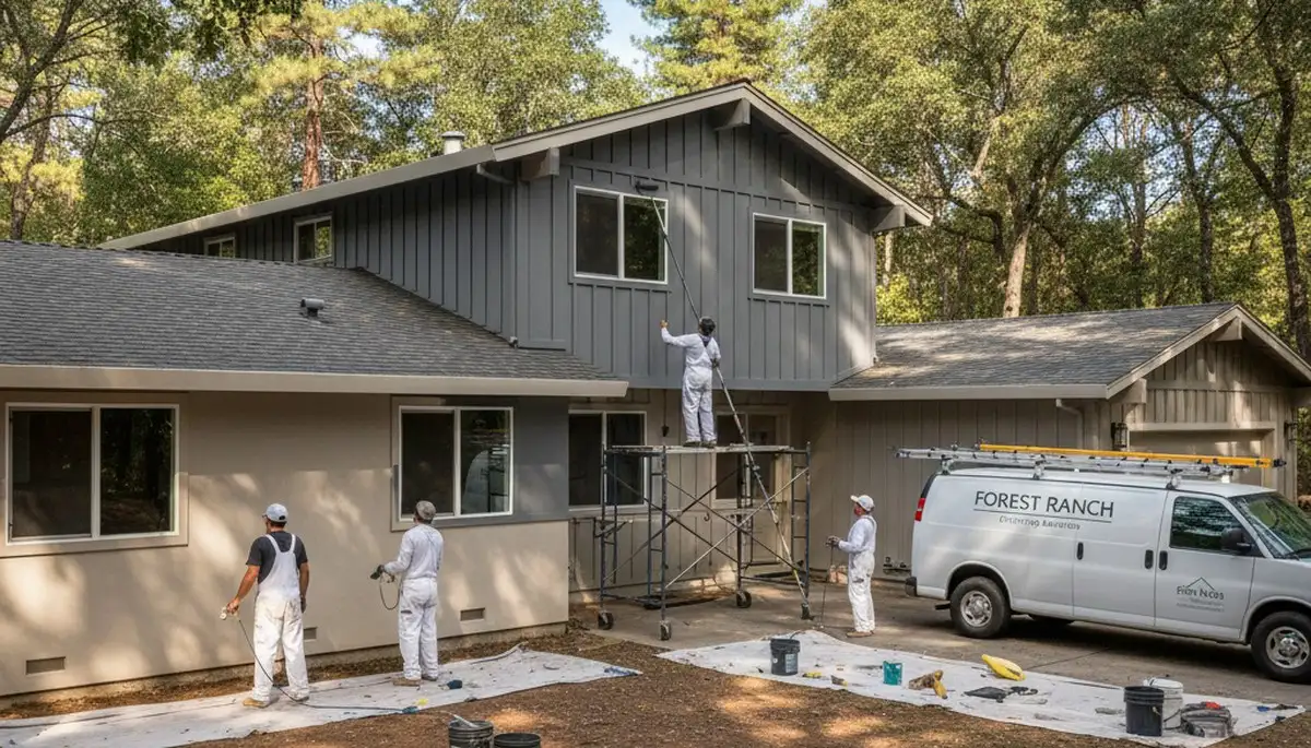 Professional house painters in Chico CA providing expert exterior and interior painting services