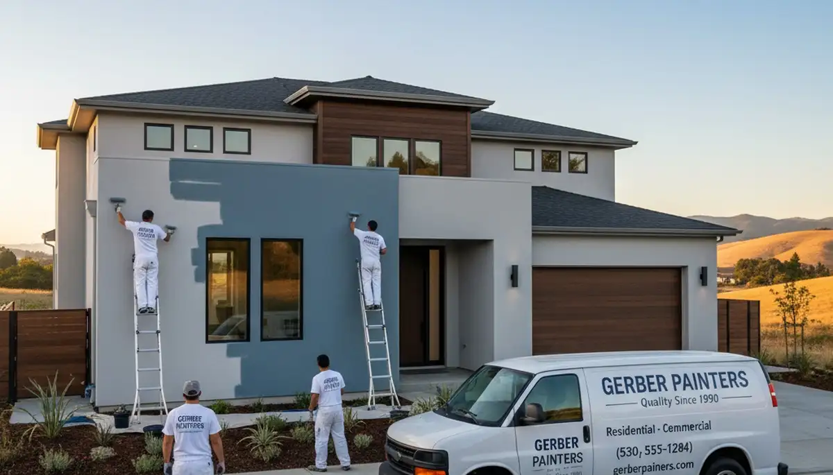 Professional house painters in Chico, CA providing expert residential exterior painting services