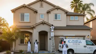 Professional house painters in Chico, CA providing exterior home painting services
