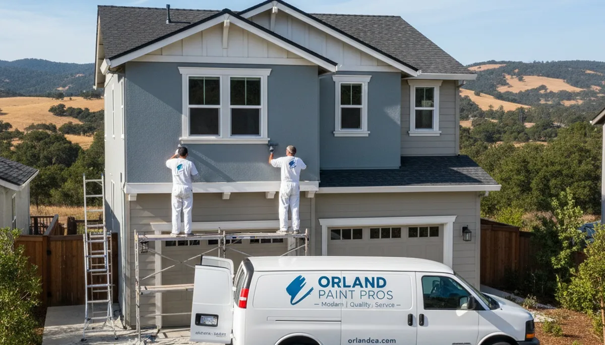 Professional house painters improving home exterior in Chico, CA | PaintersChicoCA.com
