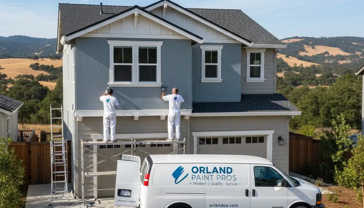 Professional house painters improving home exterior in Chico, CA | PaintersChicoCA.com