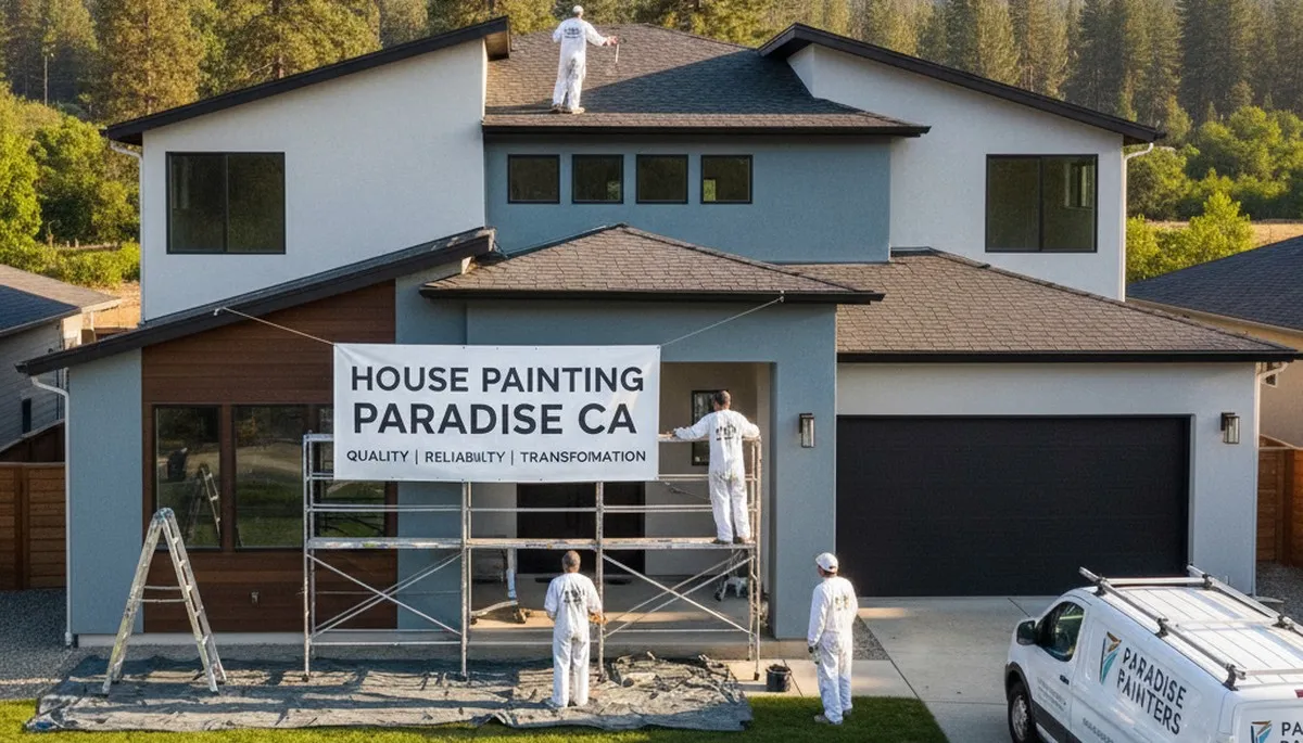 House painters in Chico, CA providing professional interior and exterior painting services