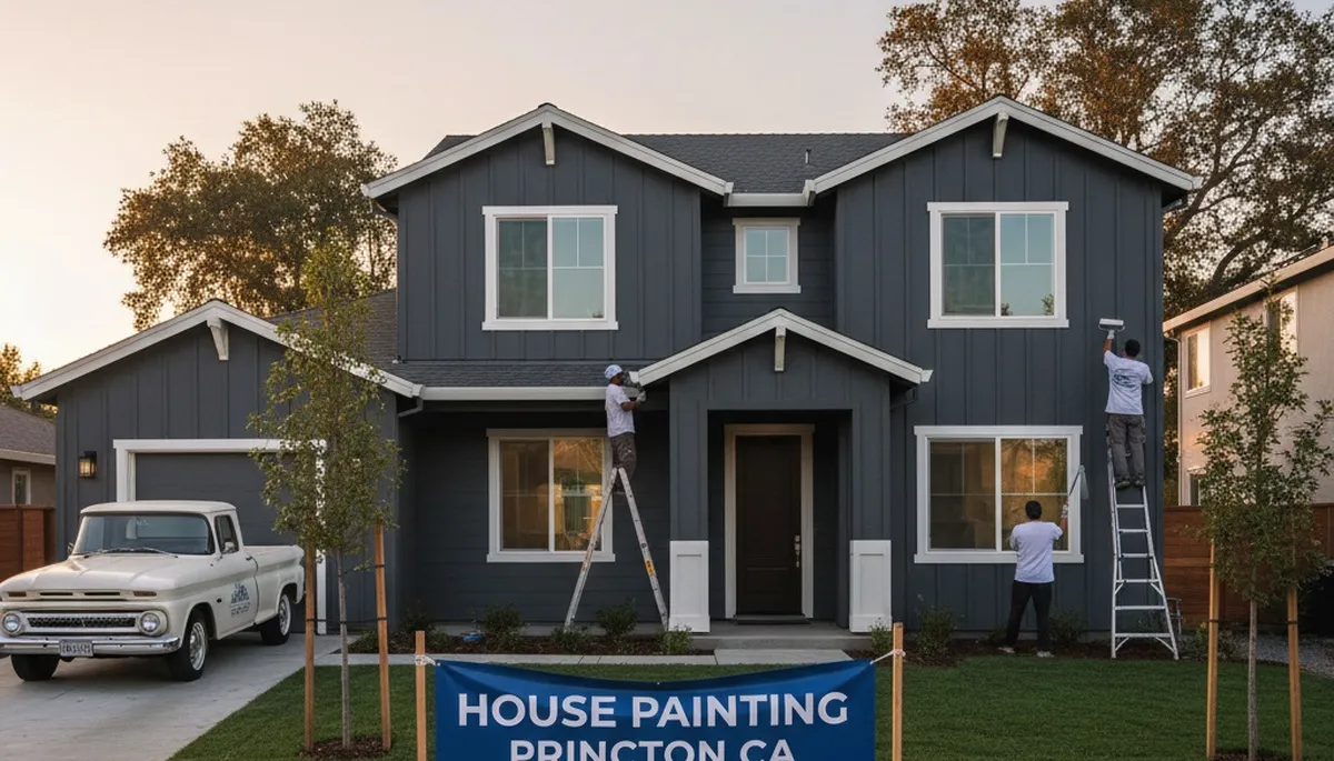 Professional house painters in Chico, CA providing expert residential exterior painting services