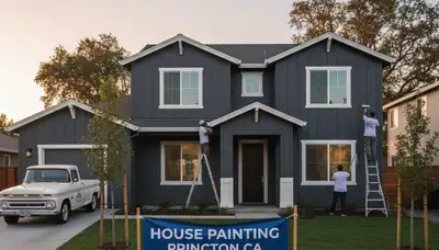 Professional house painters in Chico, CA providing expert residential exterior painting services