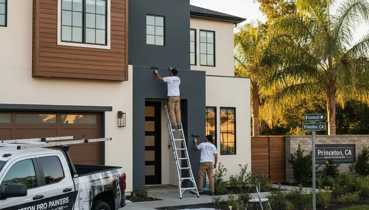 Professional house painters in Chico, CA providing expert residential exterior painting services