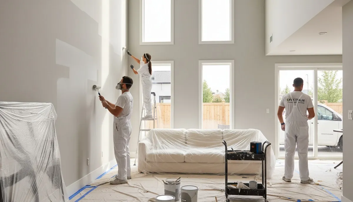 Professional interior house painting in Chico, CA with expert painters and smooth wall finishes